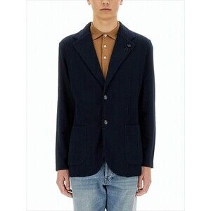 Lardini Tailored Two-Button Jacket With Notch Lapels - NWT